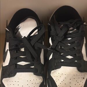 Nike Black and White Dunk Sneakers